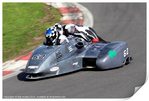 BMCRC F1 & F2 Sidecars Print by Ray Putley