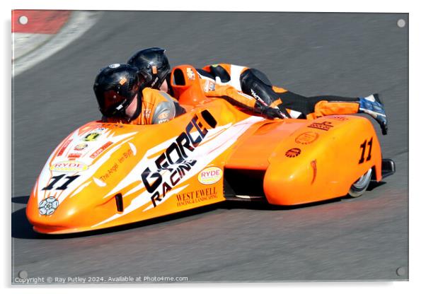 BMCRC F1 & F2 Sidecars Acrylic by Ray Putley