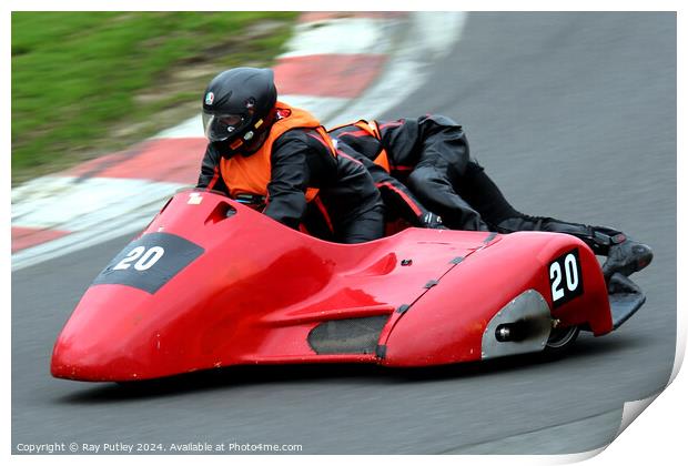 BMCRC F1 & F2 Sidecars Print by Ray Putley