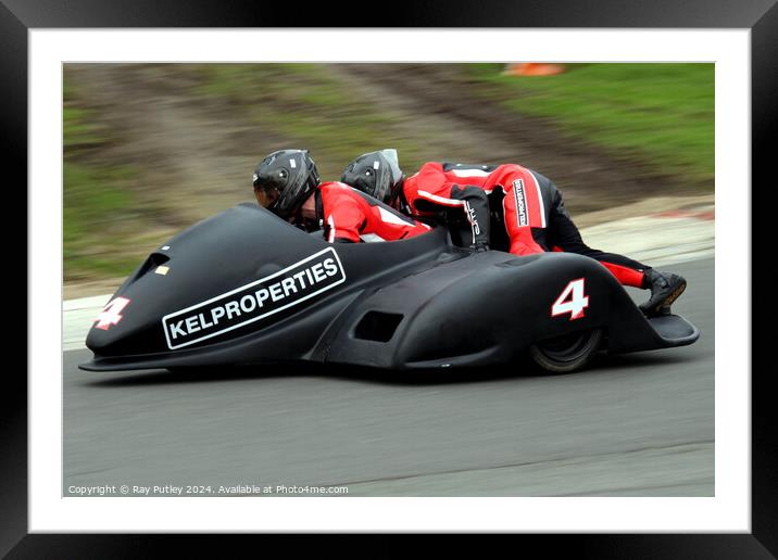 BMCRC F1 & F2 Sidecars Framed Mounted Print by Ray Putley