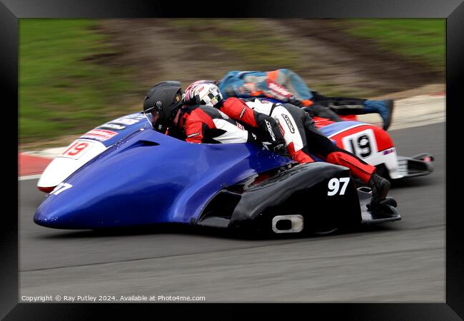 BMCRC F1 & F2 Sidecars Framed Print by Ray Putley