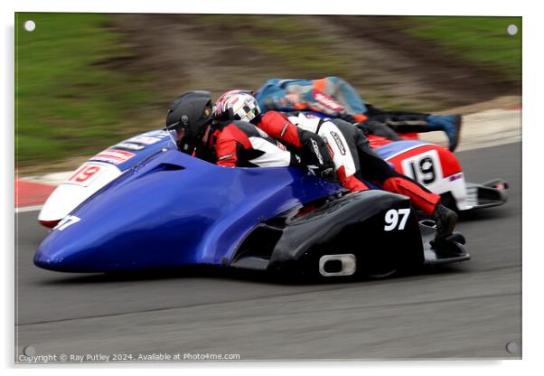 BMCRC F1 & F2 Sidecars Acrylic by Ray Putley