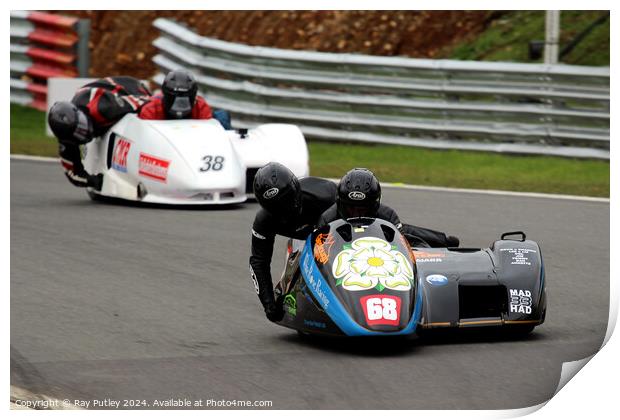 BMCRC F1 & F2 Sidecars Print by Ray Putley