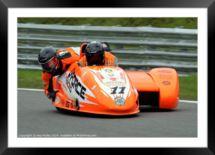 BMCRC F1 & F2 Sidecars Framed Mounted Print by Ray Putley