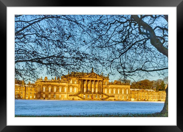 Wentworth Woodhouse Rotherham  Framed Mounted Print by Alison Chambers