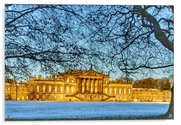 Wentworth Woodhouse Rotherham  Acrylic by Alison Chambers