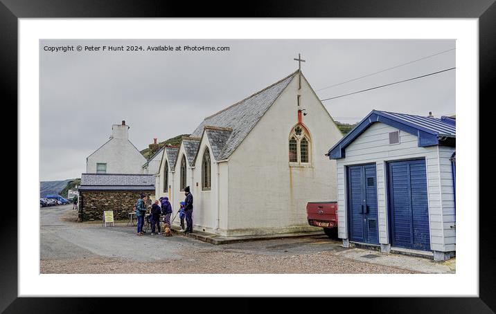 St Andrews Church Beesands Devon Framed Mounted Print by Peter F Hunt