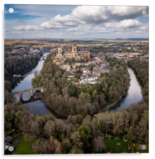 Durham Cathedral Acrylic by Apollo Aerial Photography