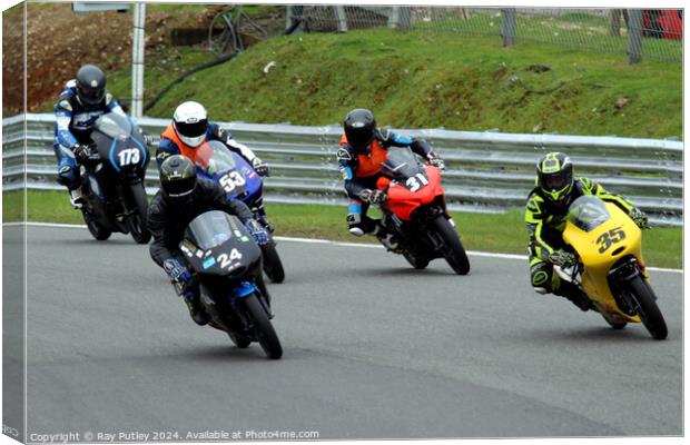 ACU Team Green Junior Cup & Senior Ninja & JSS (split) ACU Ultra Lightweight Championship. Canvas Print by Ray Putley