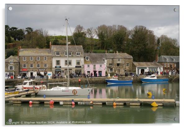 Padstow Harbour, Cornwall Acrylic by Stephen Noulton