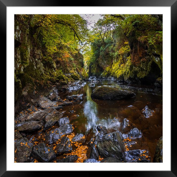 Fairy glen wales Framed Mounted Print by chris smith