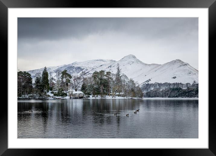 Keswick Framed Mounted Print by chris smith