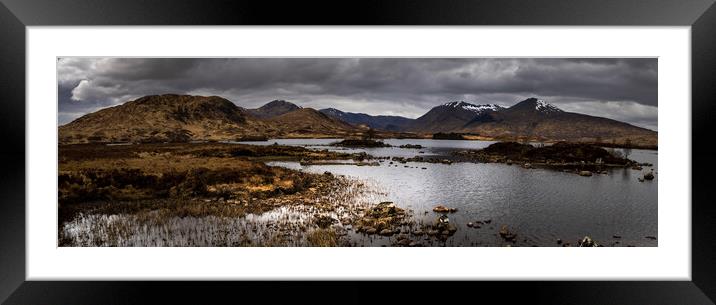 Rannoch Moor Framed Mounted Print by chris smith