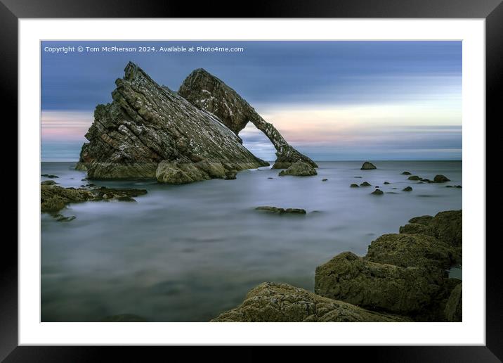 Bow Fiddle Rock Framed Mounted Print by Tom McPherson
