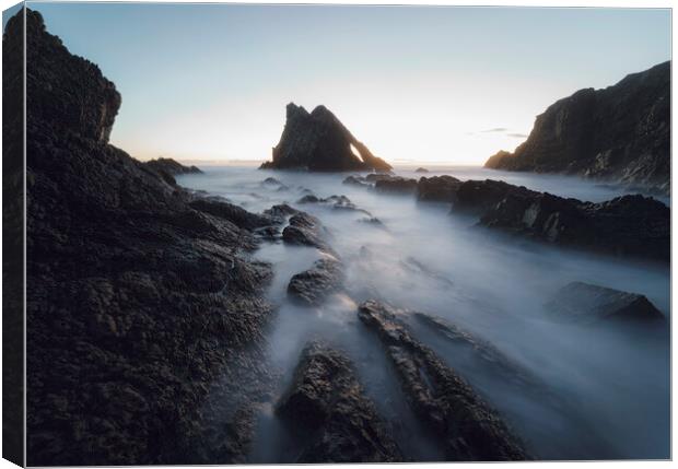 Ethereal Bow Fiddle Rock  Canvas Print by Anthony McGeever