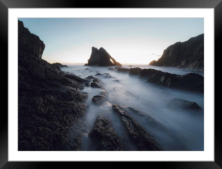 Ethereal Bow Fiddle Rock  Framed Mounted Print by Anthony McGeever