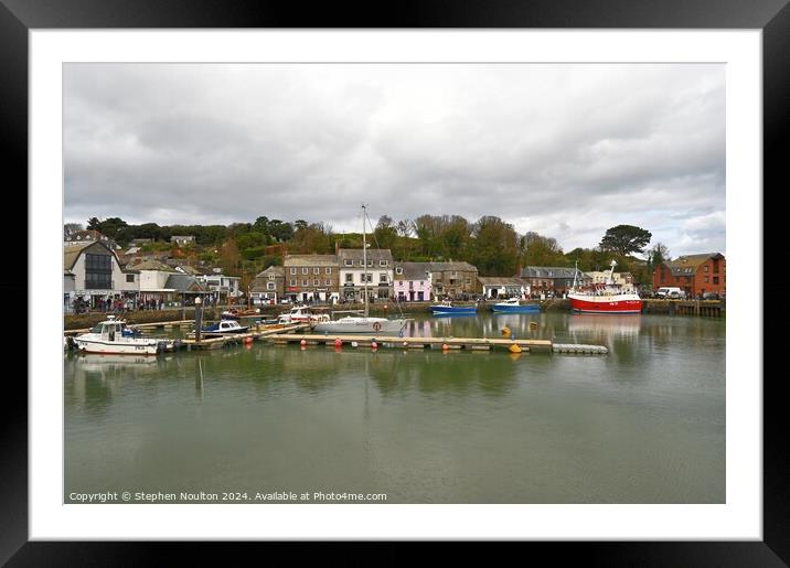 Padstow Harbour Framed Mounted Print by Stephen Noulton