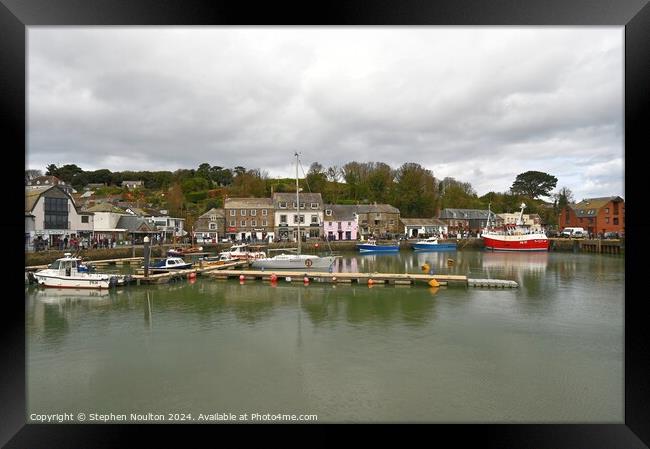 Padstow Harbour Framed Print by Stephen Noulton