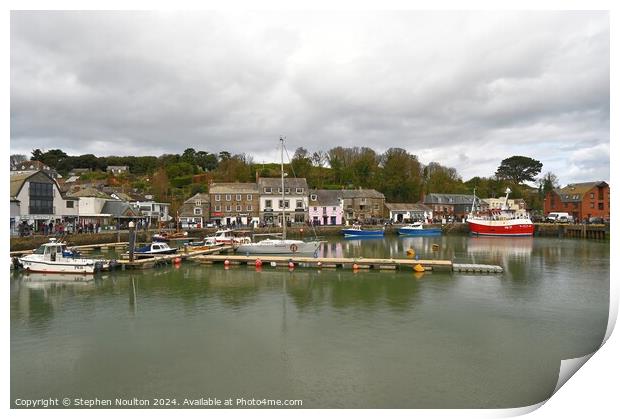 Padstow Harbour Print by Stephen Noulton