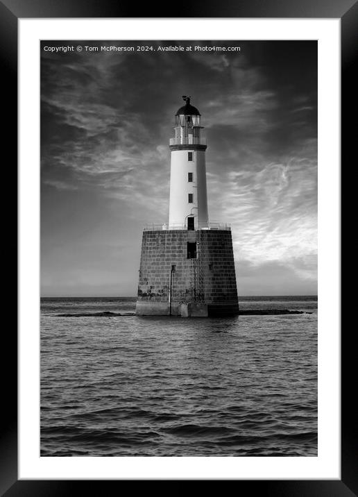Rattray Head Lighthouse Framed Mounted Print by Tom McPherson