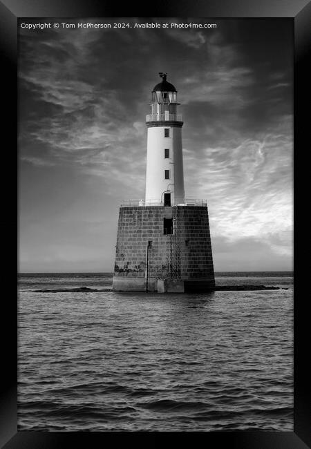 Rattray Head Lighthouse Framed Print by Tom McPherson