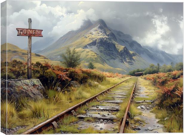 Snowdon Railway Canvas Print by Steve Smith