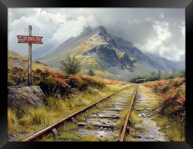 Snowdon Railway Framed Print by Steve Smith