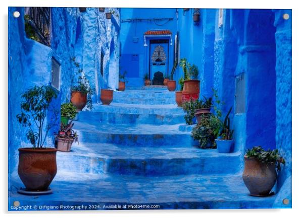 The Blue Town Acrylic by DiFigiano Photography