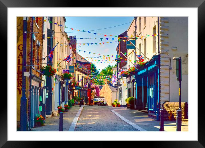 Summertime in Ripon Framed Mounted Print by Alison Chambers