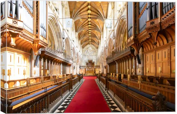 Selby Abbey North Yorkshire 2024 Canvas Print by Glen Allen