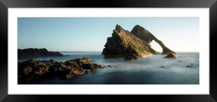 Bow Fiddle Rock Panorama Framed Mounted Print by Anthony McGeever