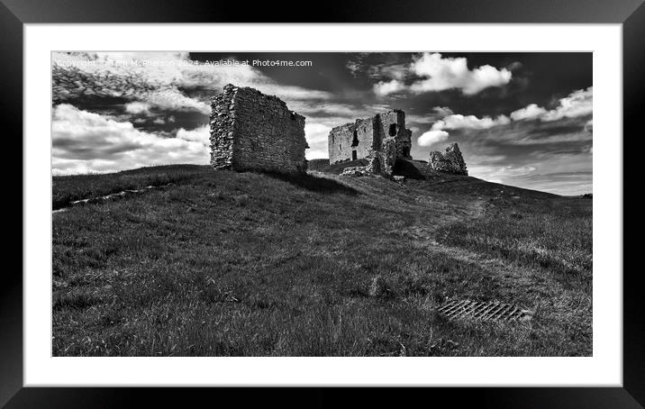 Duffus Castle Framed Mounted Print by Tom McPherson