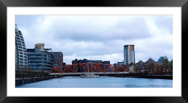 Media City Salford  Framed Mounted Print by Rachael Smith