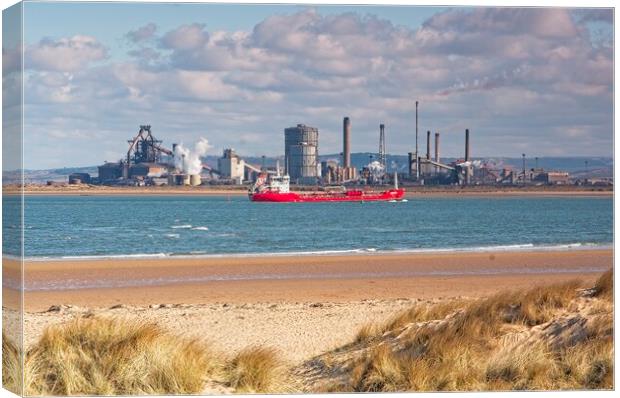 Redcar Steelworks and Blast Furnace RIP Canvas Print by Martyn Arnold