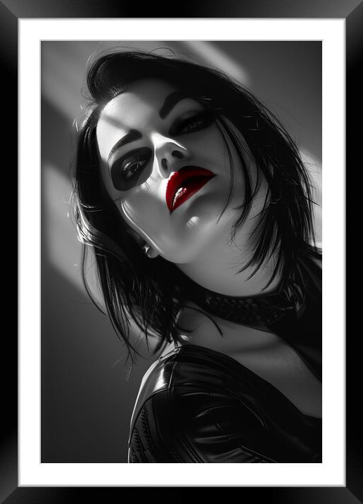 Dominant Mistress Framed Mounted Print by T2 