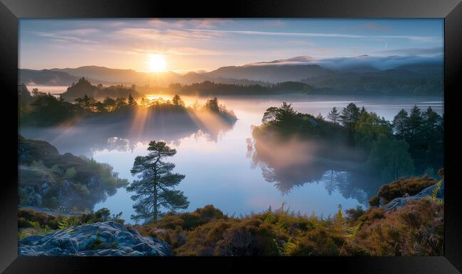 Tarn Hows English Lake District Framed Print by T2 