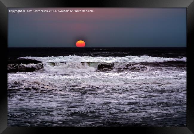 Moray Firth Sunset Framed Print by Tom McPherson