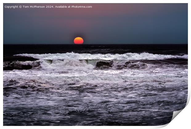 Moray Firth Sunset Print by Tom McPherson