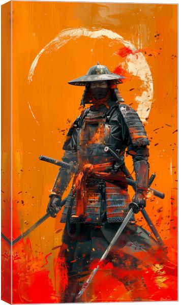 Samurai Warrior Art Canvas Print by Steve Smith