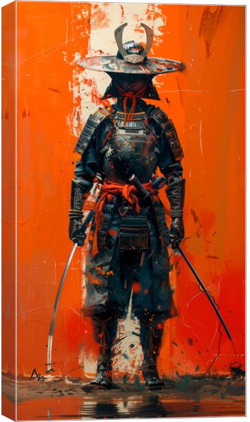 Samurai Warrior Art Canvas Print by Steve Smith