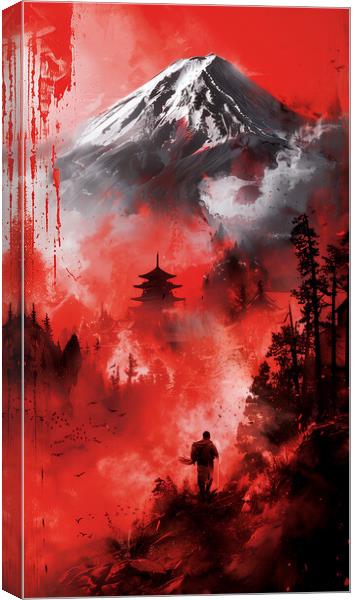 Mount Fuji Japan Art Canvas Print by Steve Smith