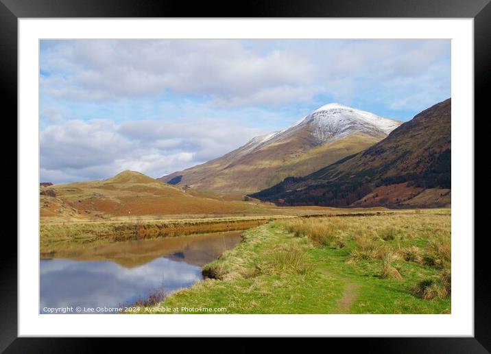 Ben More, Crianlarich, Scotland 5 Framed Mounted Print by Lee Osborne