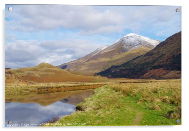 Ben More, Crianlarich, Scotland 5 Acrylic by Lee Osborne