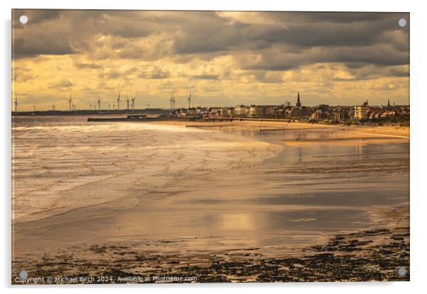 STORM CLOUDS over BRIDLINGTON  Acrylic by Michael Birch