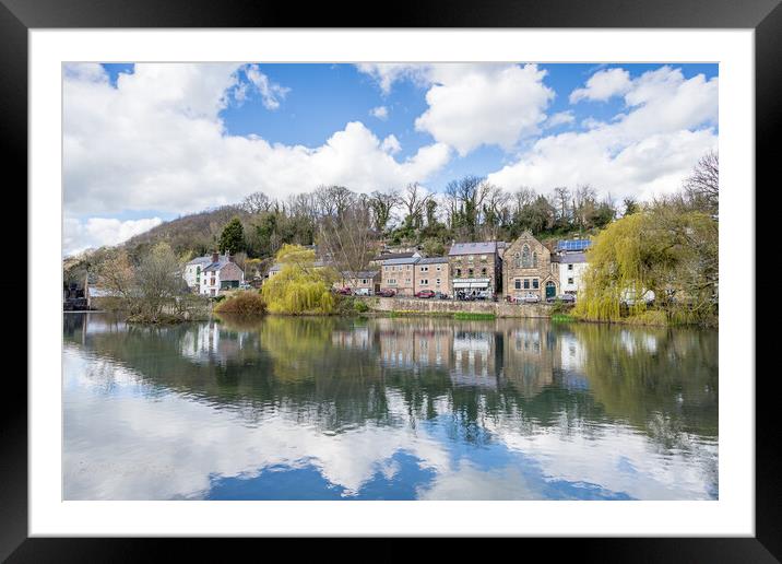 Cromford Mill Pond Framed Mounted Print by Jason Wells