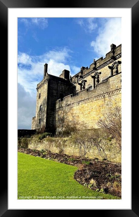 Stirling Castle Framed Mounted Print by David Bennett