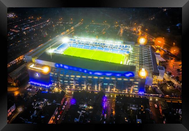 Goodison Park Framed Print by Apollo Aerial Photography