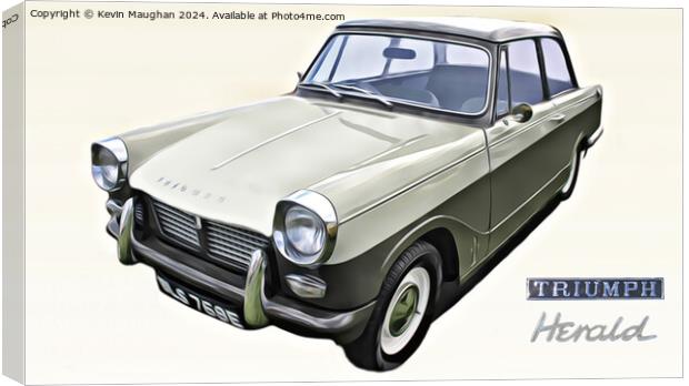 1967 Triumph Herald Canvas Print by Kevin Maughan