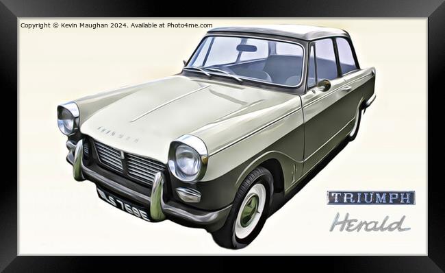1967 Triumph Herald Framed Print by Kevin Maughan