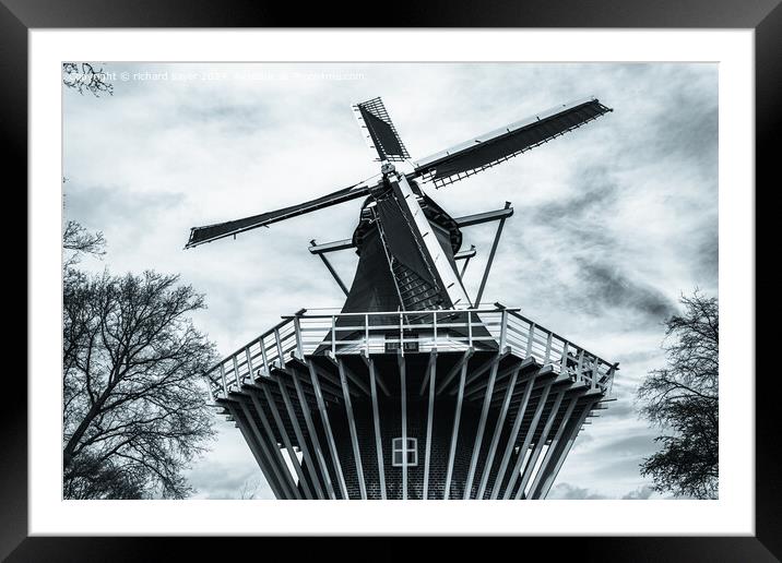Iconic Holland Framed Mounted Print by richard sayer